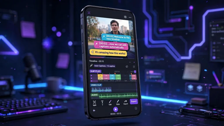 How to Add Auto Captions in CapCut: The Complete Guide (2026) 6 CapCut auto captions feature generating subtitles on a video editing timeline