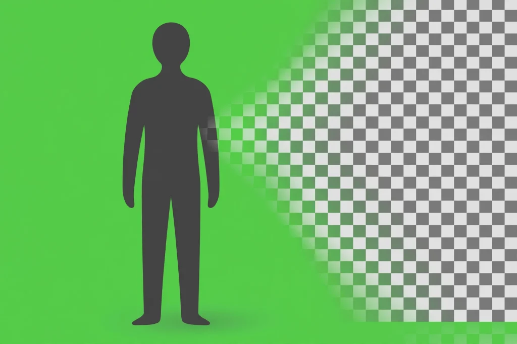 Removing green screen background in CapCut step by step