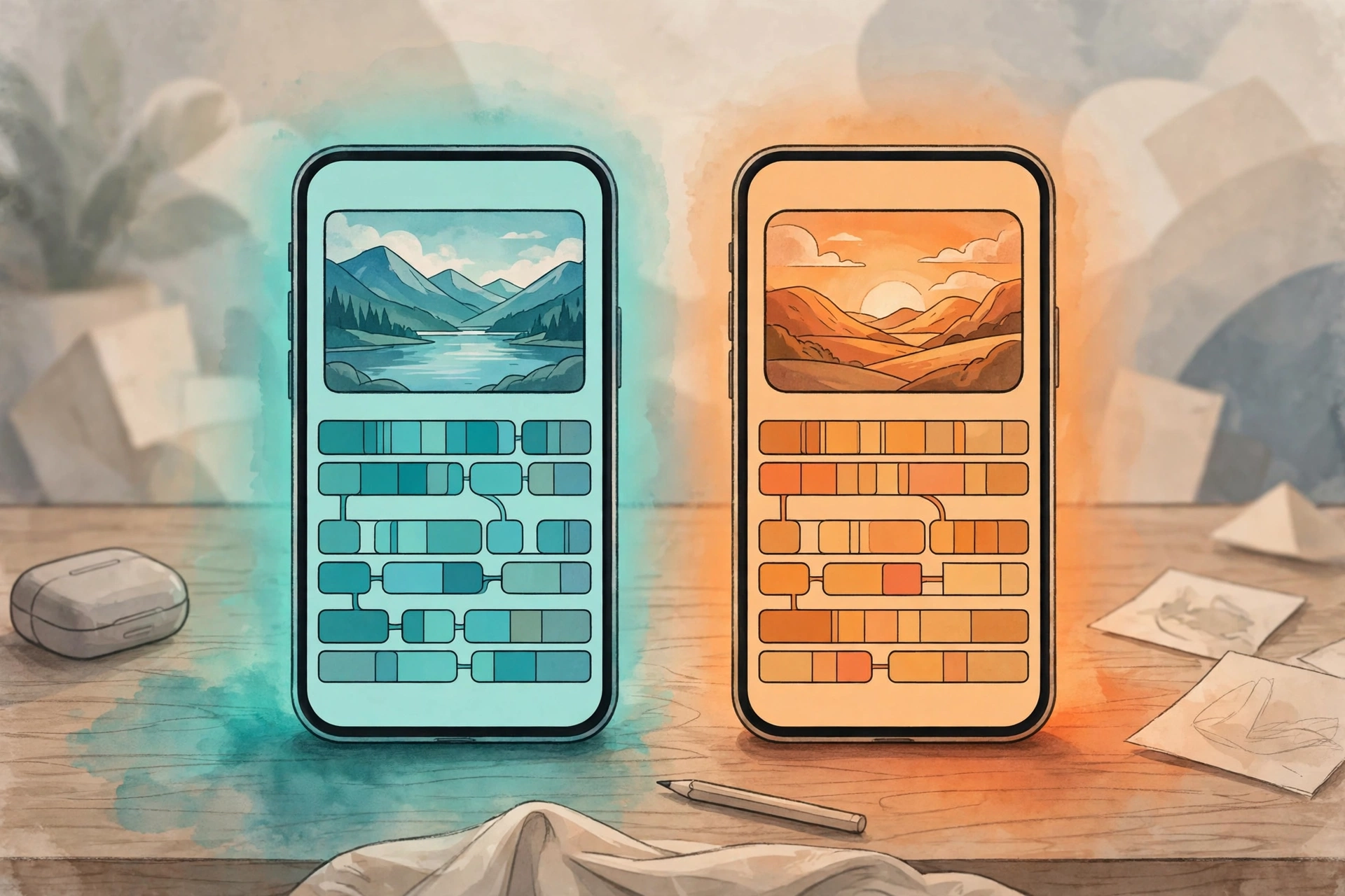 Comparing CapCut and InShot editing timelines side by side