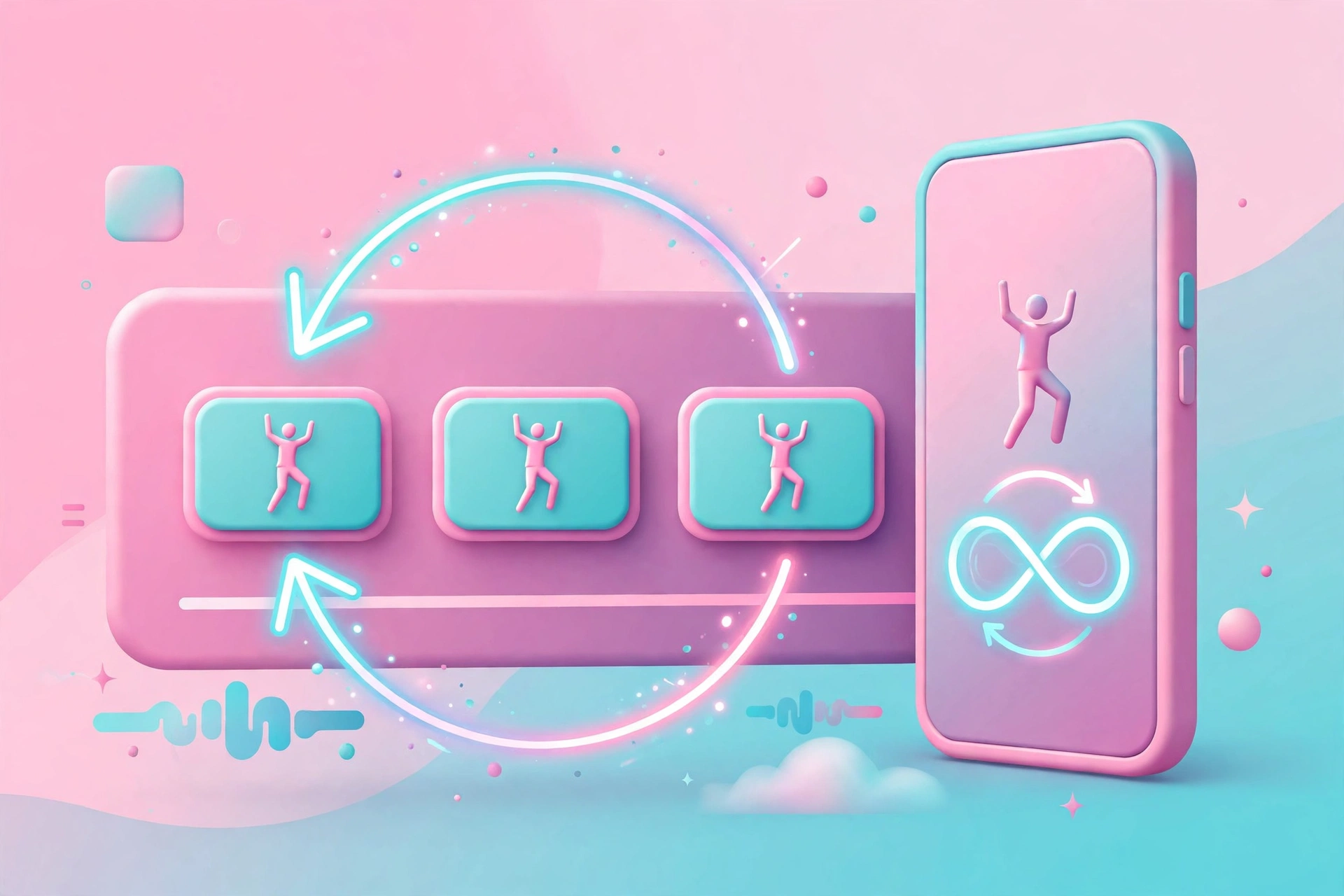 How to Make Seamless Looping Videos in CapCut for TikTok and Reels (2026) 2 Repeating clips on the CapCut timeline to create a video loop