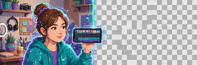 AI background remover cutting out subject in CapCut