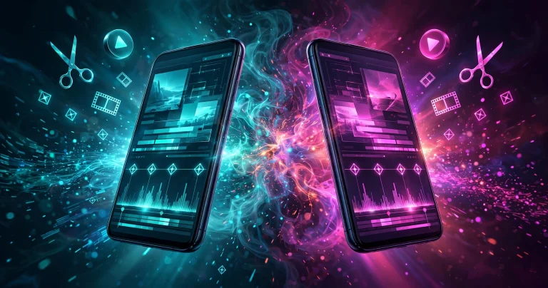 CapCut vs VN Video Editor: Which Free Editor Is Better in 2026? 5 CapCut vs VN comparison: two phone editors with editing icons